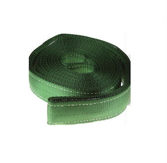 EN 1492-1 4 Toneladas de cinturón plano de banda de eslingas de doble capa cinturón de eslingas de elevación de poliéster verde