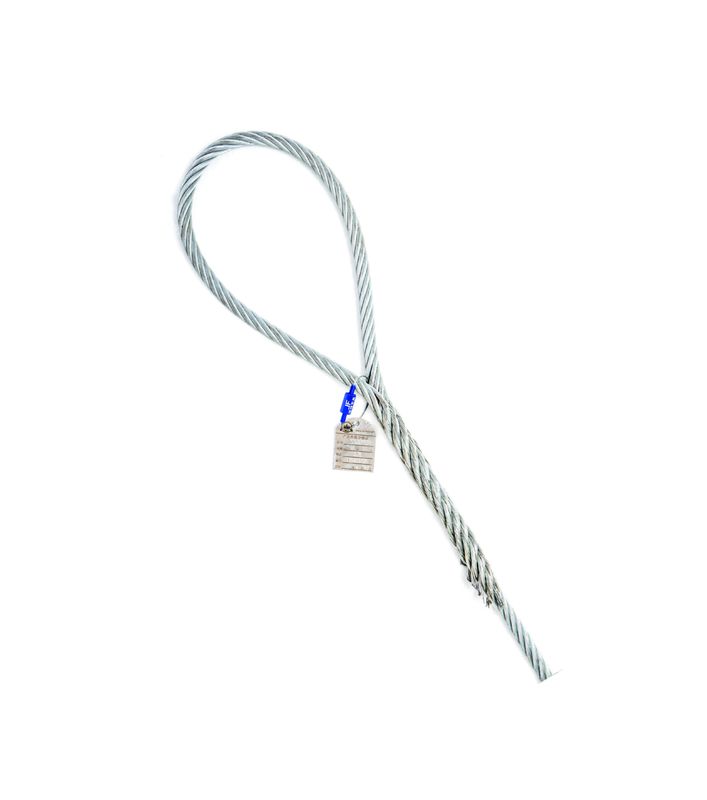el montaje móvil de la cuerda de alambre de 12m m, mano empalmó la honda de la cuerda de alambre
