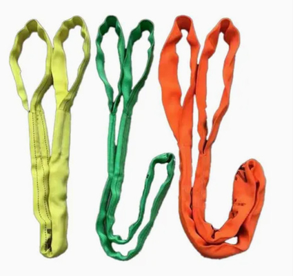 Sling redondos de poliéster de 2 toneladas para ojos y ojos   Solucciones de elevación de trabajo pesado (longitudes de 1 a 10 m)