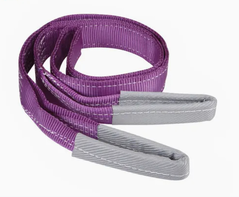 Eslinga de cincha de poliéster azul de alta tenacidad – 240 mm de ancho | Solución de elevación de alta resistencia