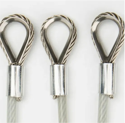 3" Sling de cuerda de alambre de trabajo pesado con pulgar ️ Mejora de la durabilidad y protección