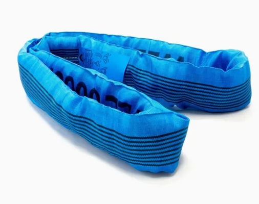 12 toneladas de poliéster Sling redondo sin fin 10,0 metros Superior flexibilidad para el aparejo complejo