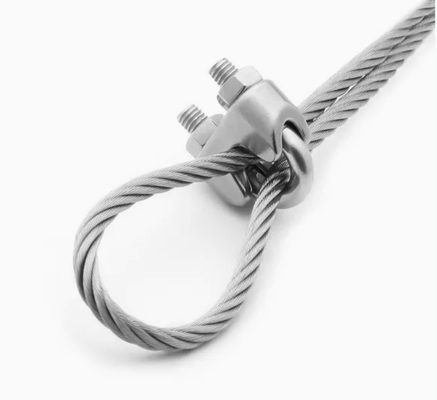 Abrazadera de tubo de cable de acero inoxidable galvanizado maleable, abrazadera de manguera de conducto, perno en U SS304 - Solución de fijación segura y duradera