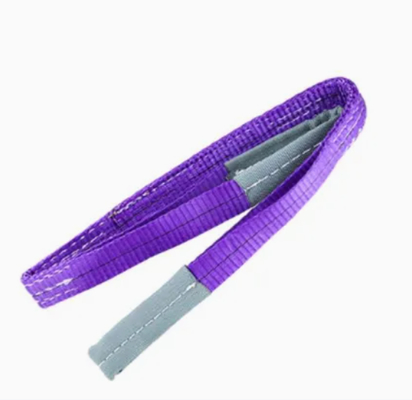 Sling de telas de poliéster azul de alta resistencia (ancho de 240 mm) 16,000kg WLL certificado y duradero