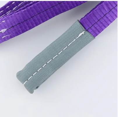Sling de telas de poliéster azul de alta resistencia (ancho de 240 mm) 16,000kg WLL certificado y duradero