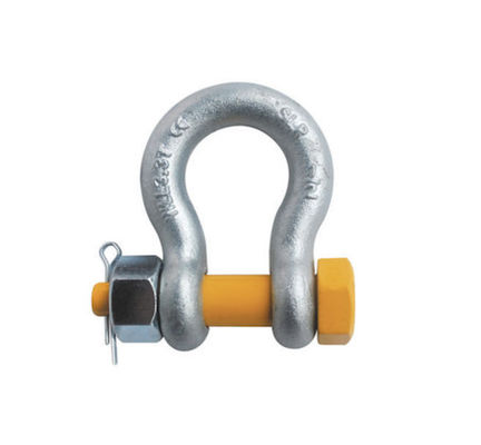 La seguridad de acero Pin Bow Wide Body Shackles 1,25 pulgadas 12 toneladas