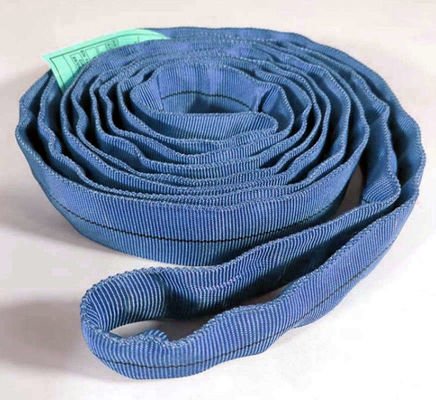 Sling de poliéster azul de alta tenacidad de 240 mm de ancho